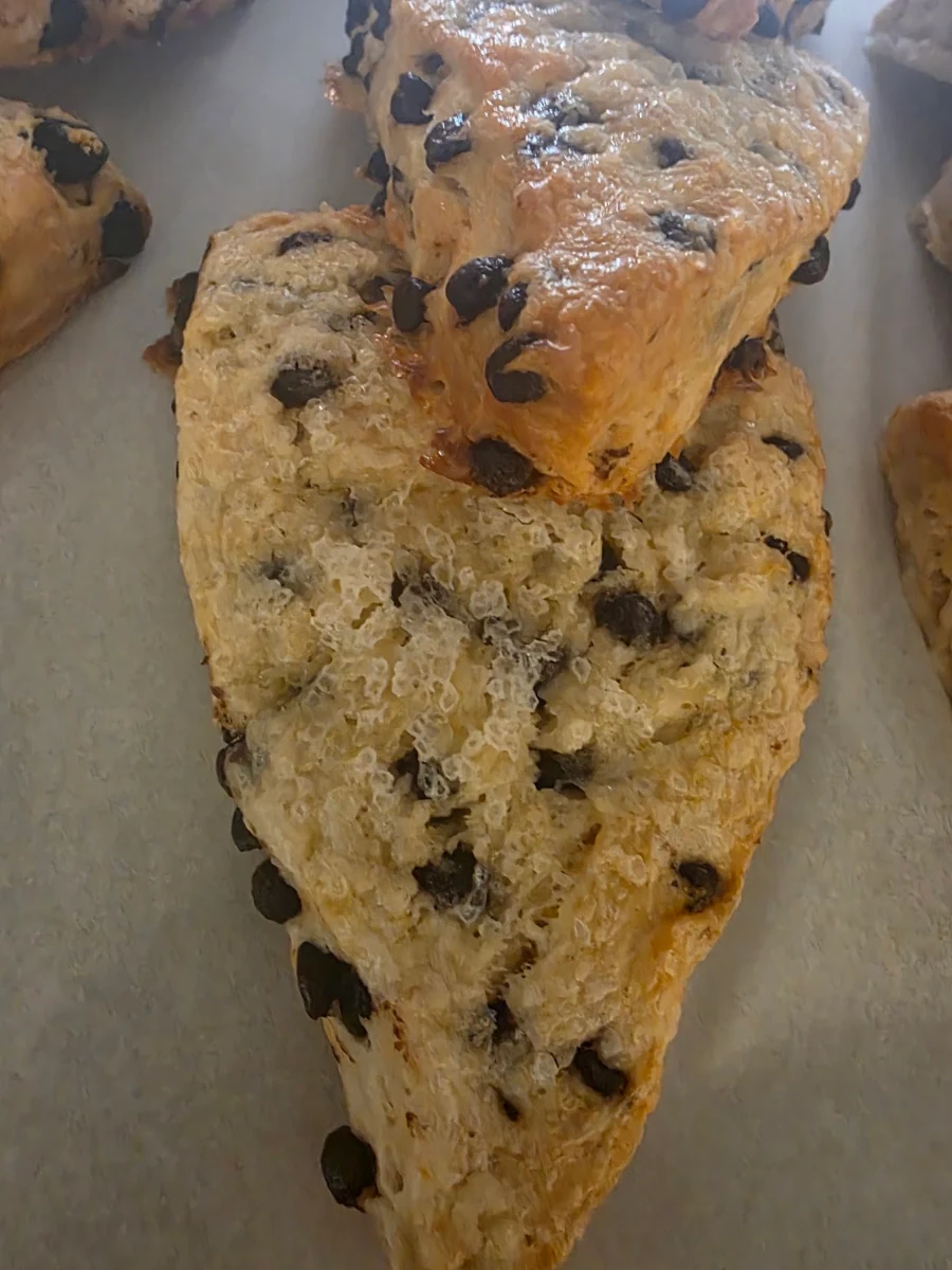 Chocolate Chip Scones