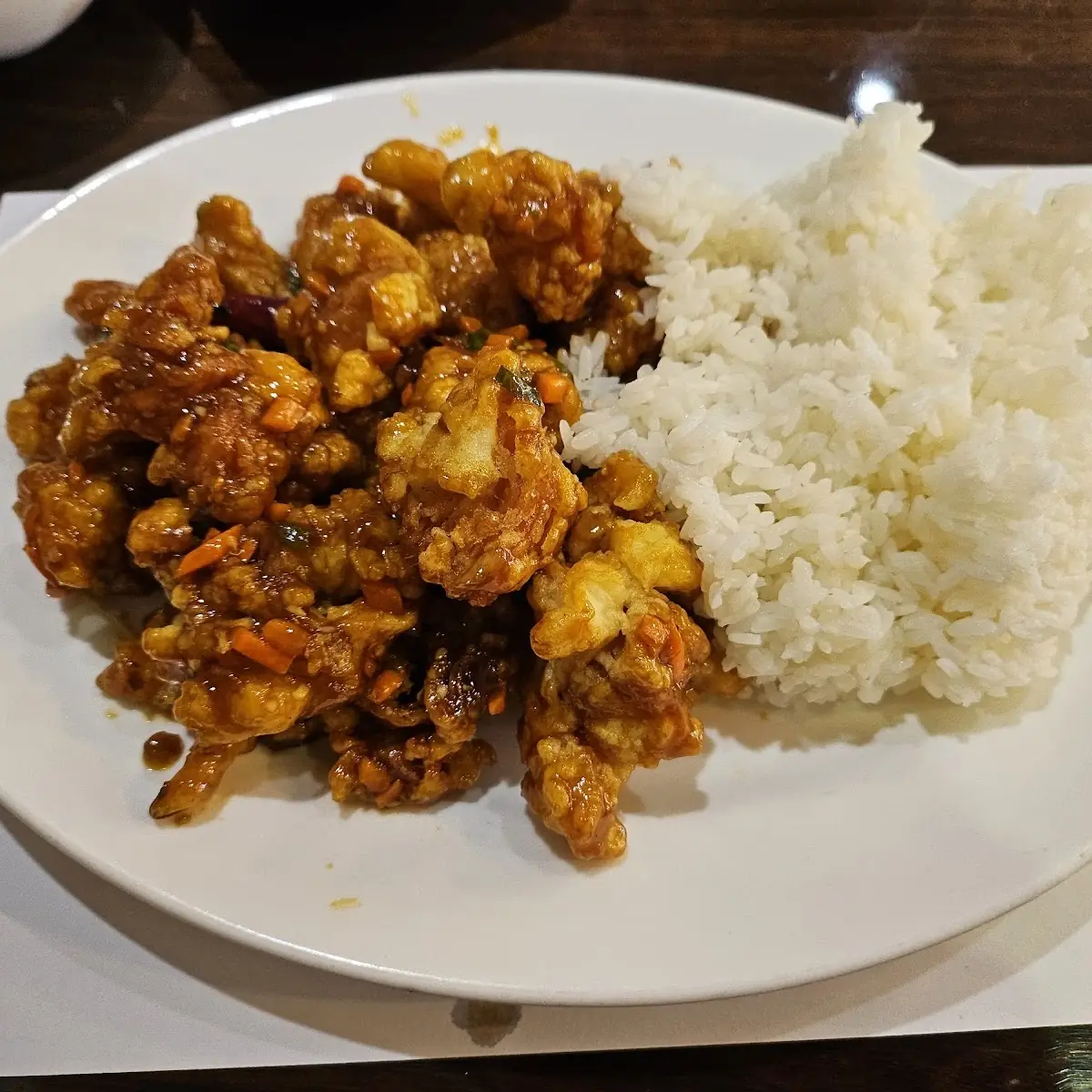 Fried Chicken with Spicy Garlic Sauce