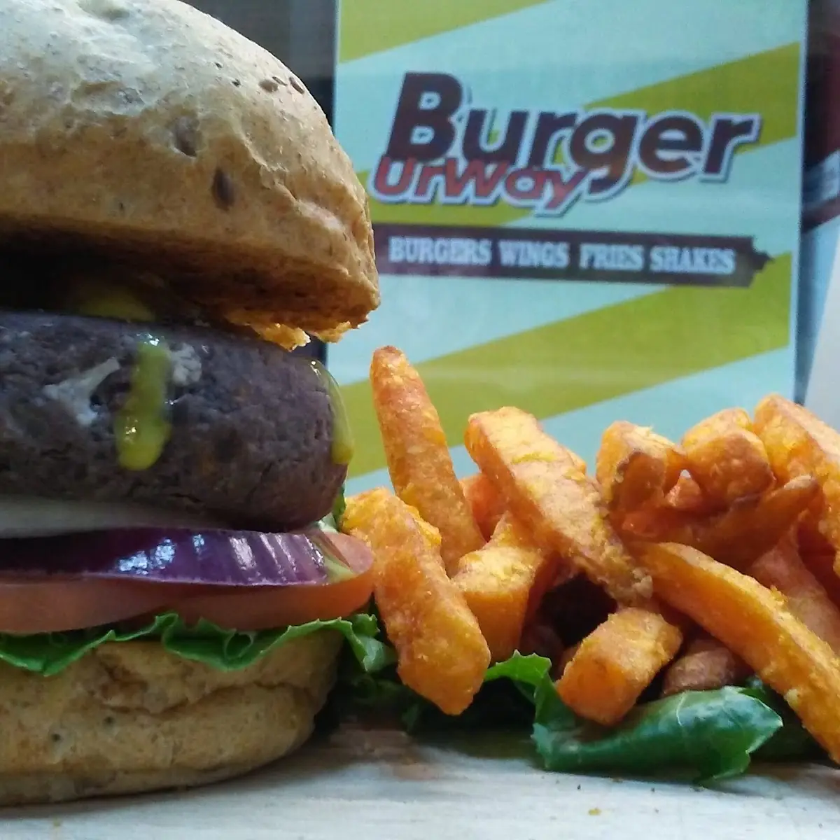 Hawaiian Vegan Burger