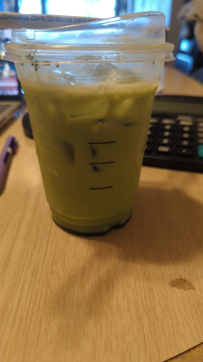 Iced Green Tea Latte