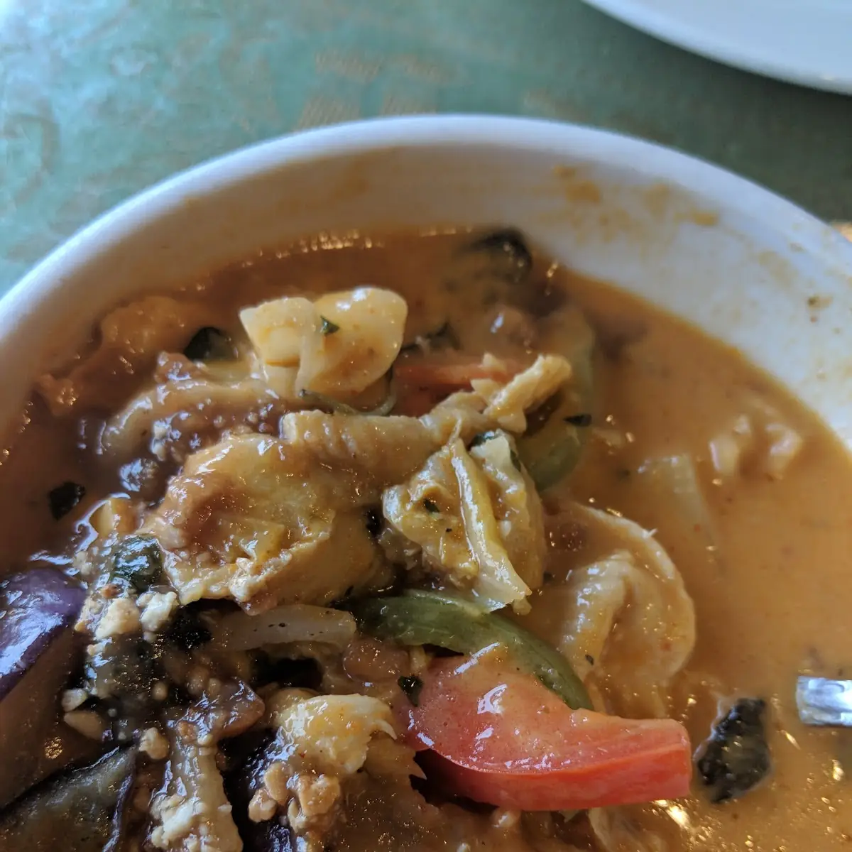 Red Curry & Peanut Sauce