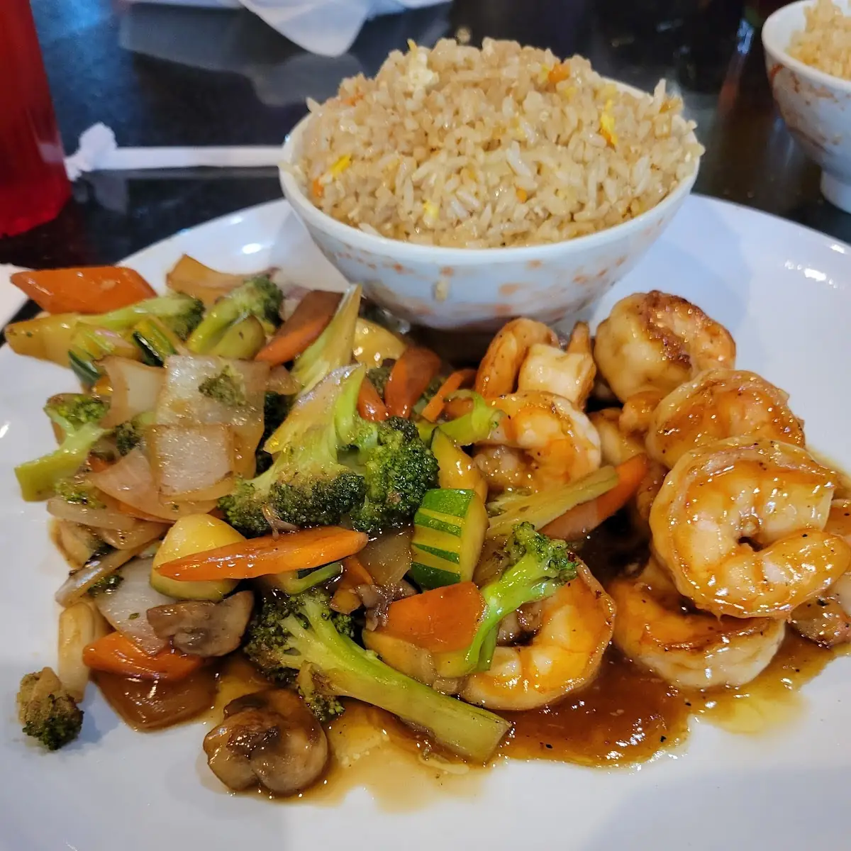 Fried Rice and Shrimp