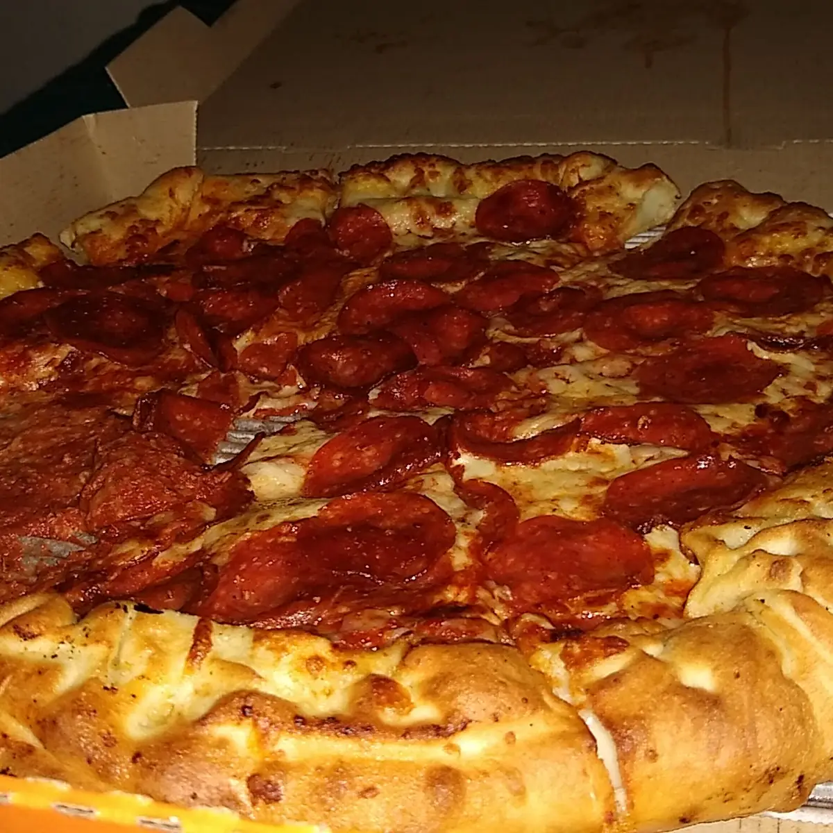 Stuffed Pepperoni Pizza