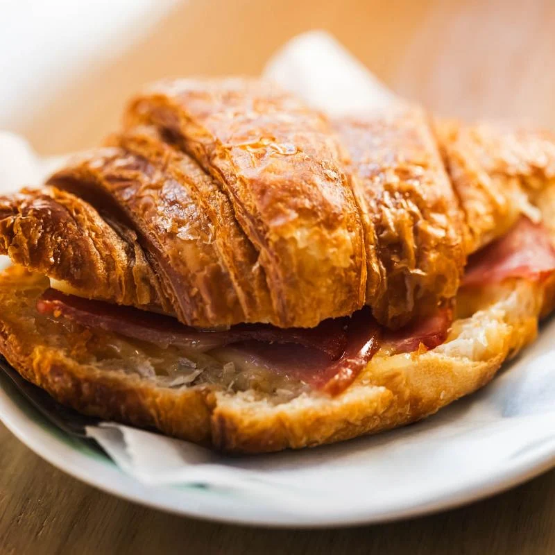 Ham & Swiss Breakfast Croissant
