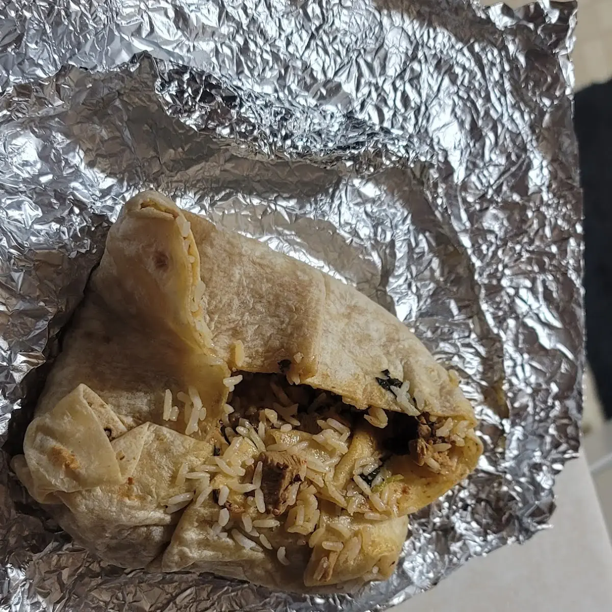 Destroyed Chicken Burrito