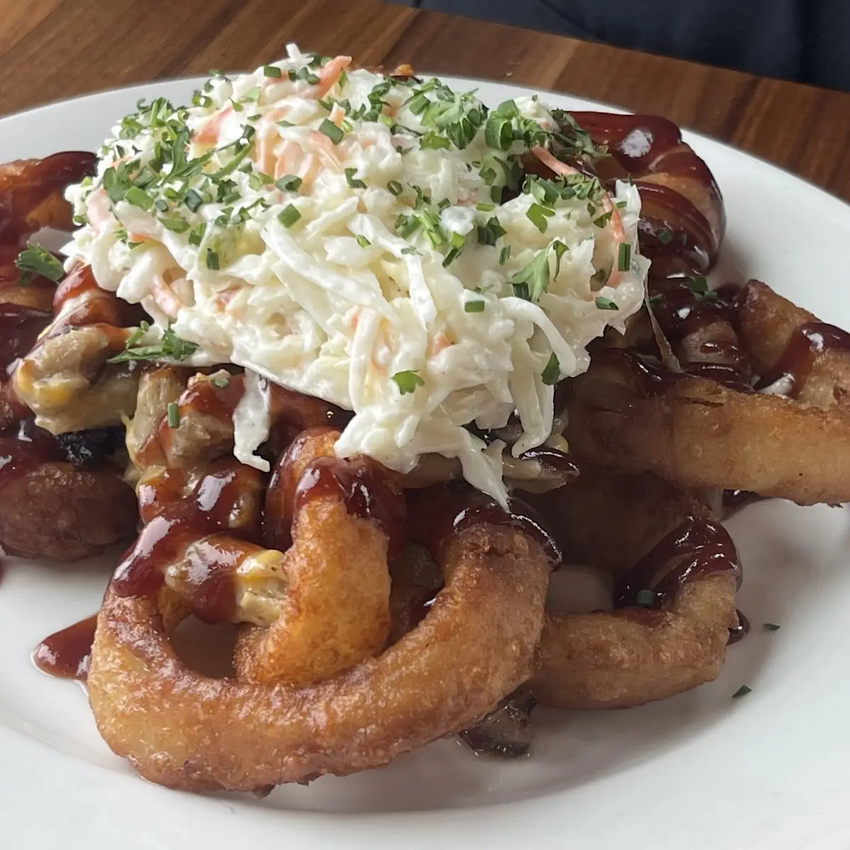 Pulled Pork Onion Rings