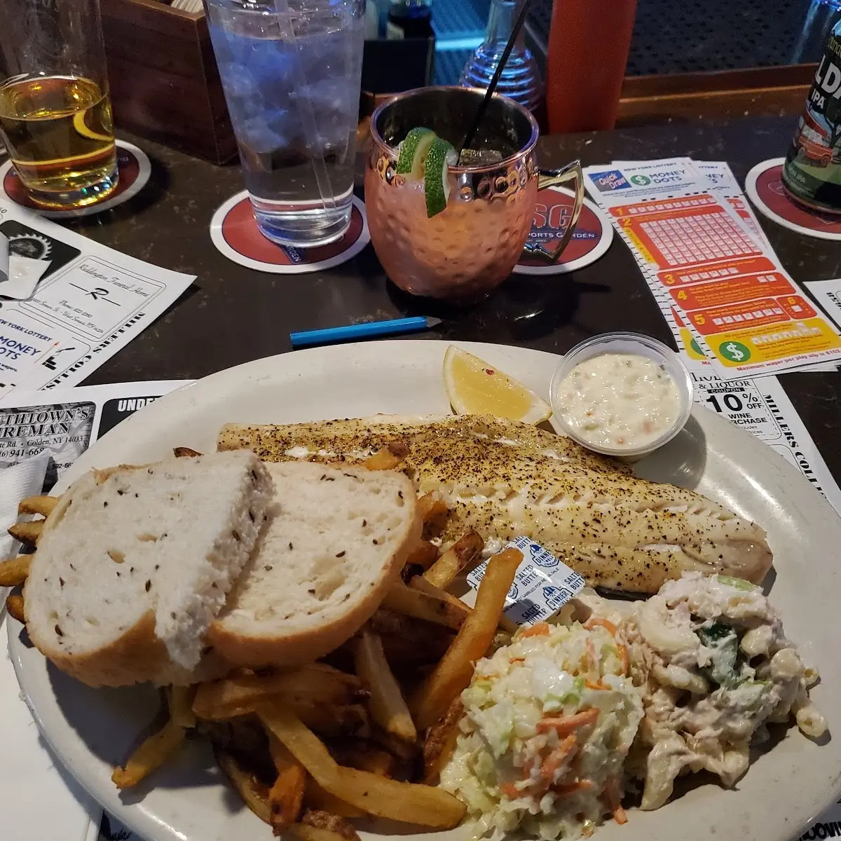 Lemon Pepper Haddock Fish Dinner