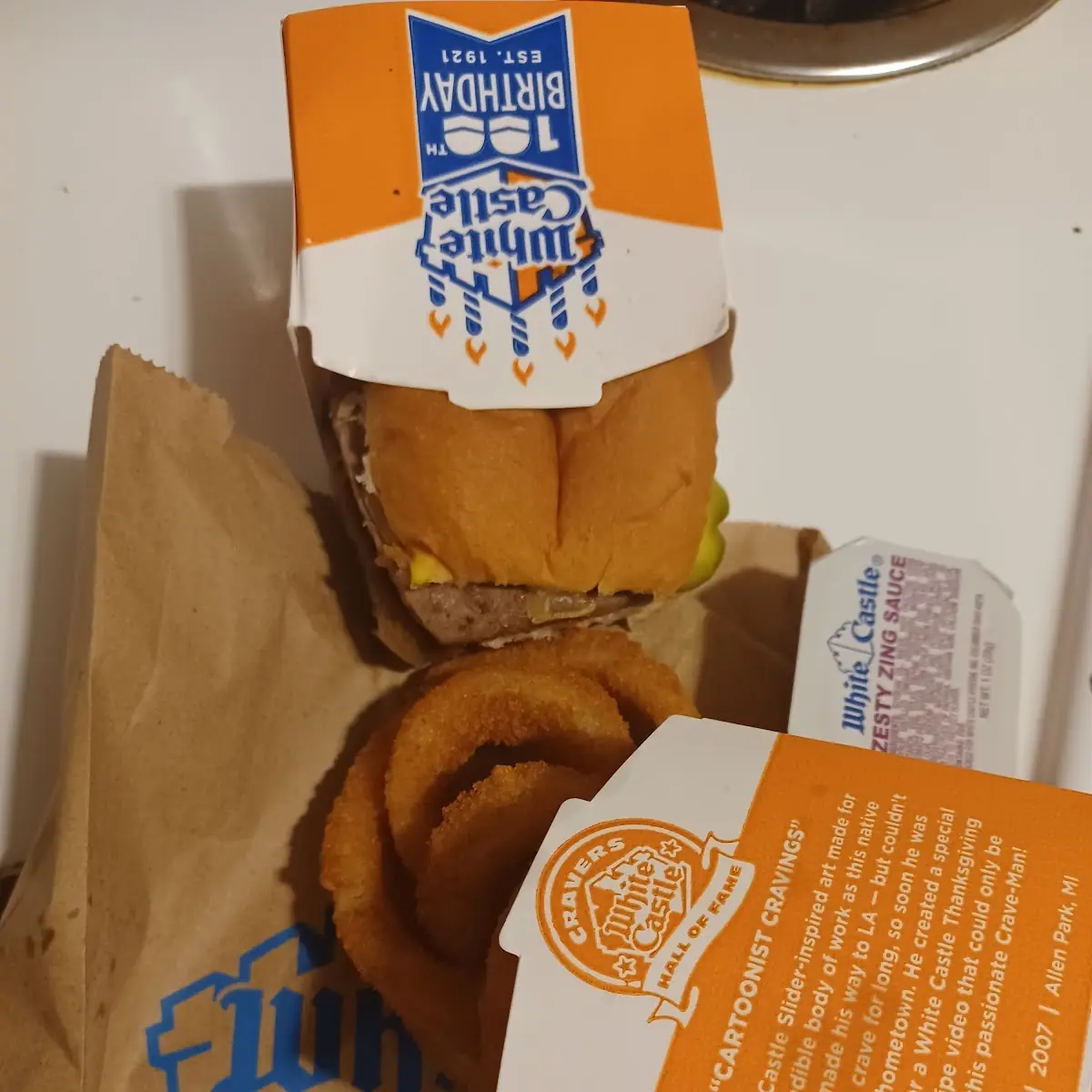 Double Cheeseburger Onion Rings