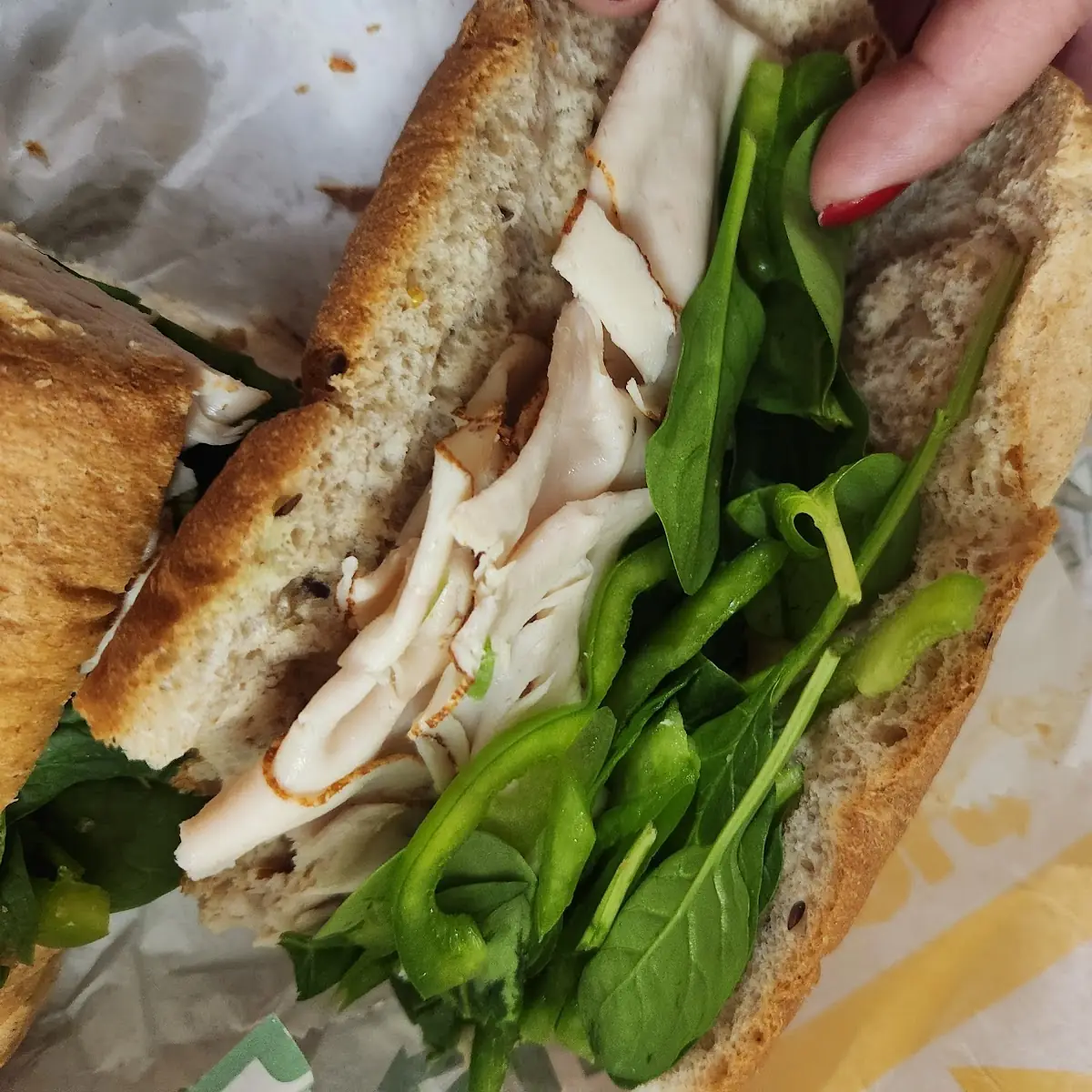 Turkey Spinach Bell Pepper