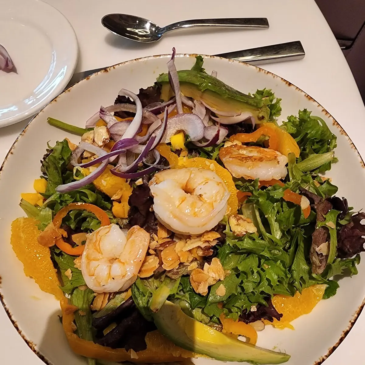 Kale Salad with Shrimp
