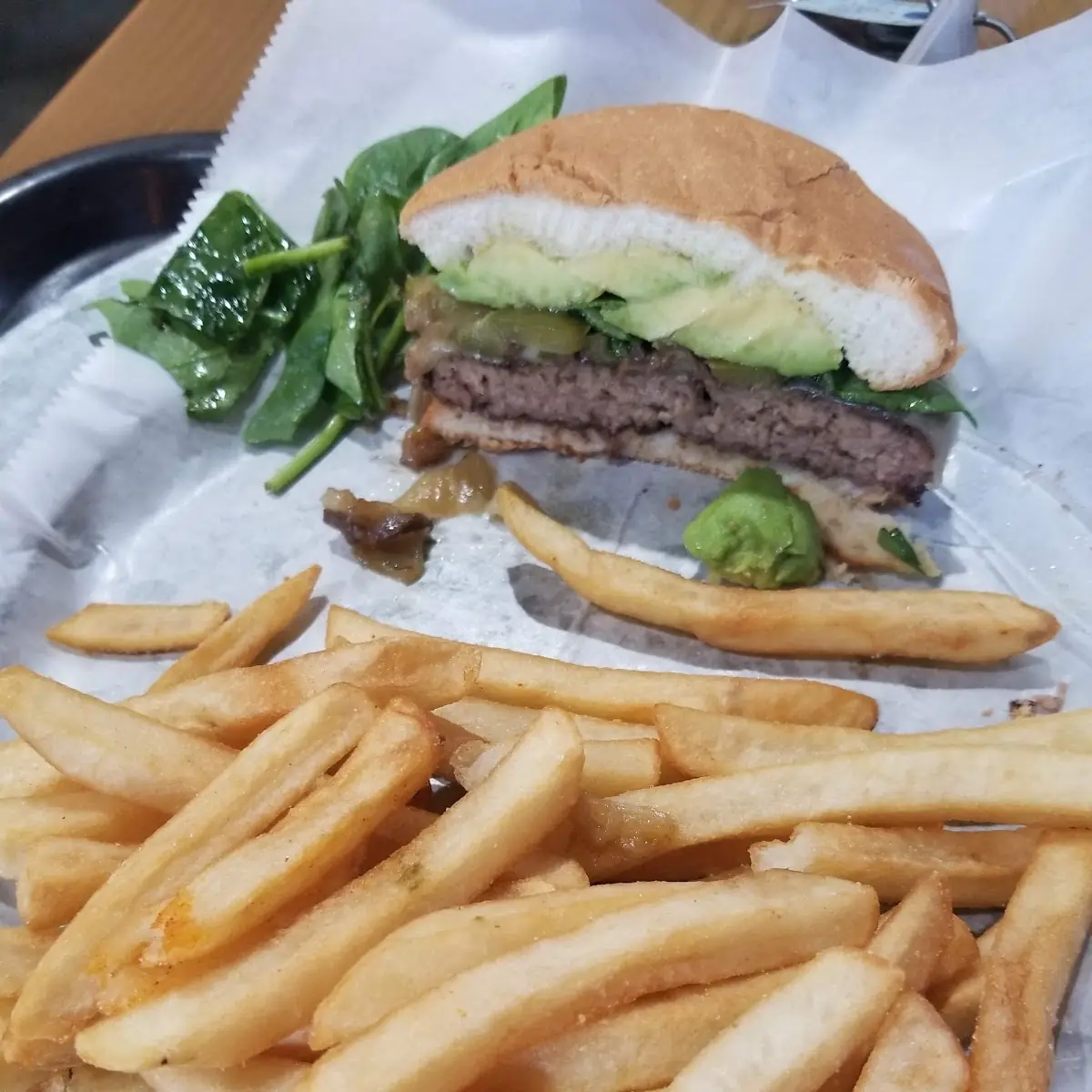 The Popeye and Olive Gourmet Burger