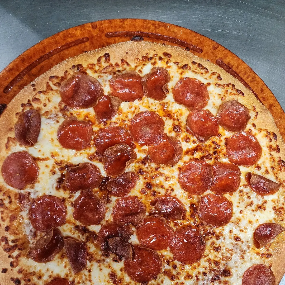 Pepperoni Pizza Deep Dish