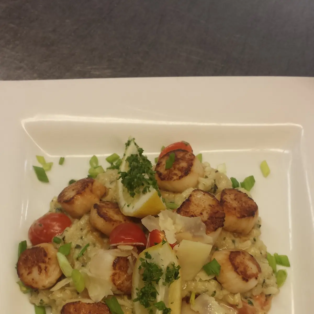 Pan Seared Sea Scallops with Rissot