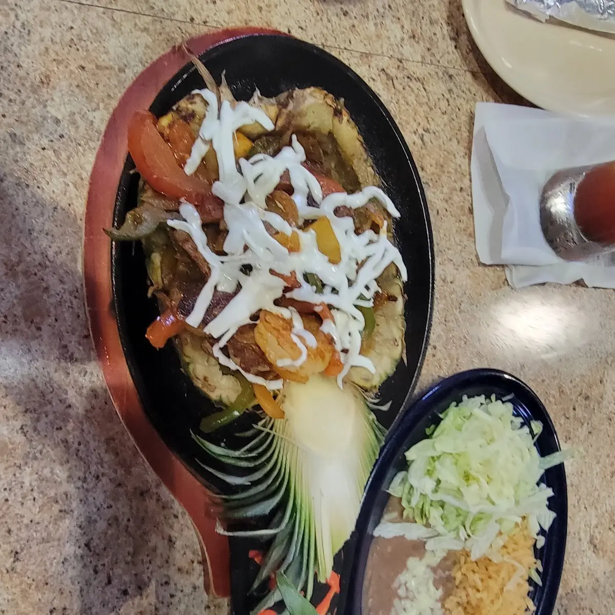 Pineapple Fajita Quesadilla