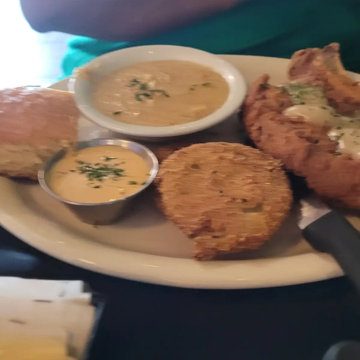 Fried Pork Chop Grits Fried Green Tomatoes