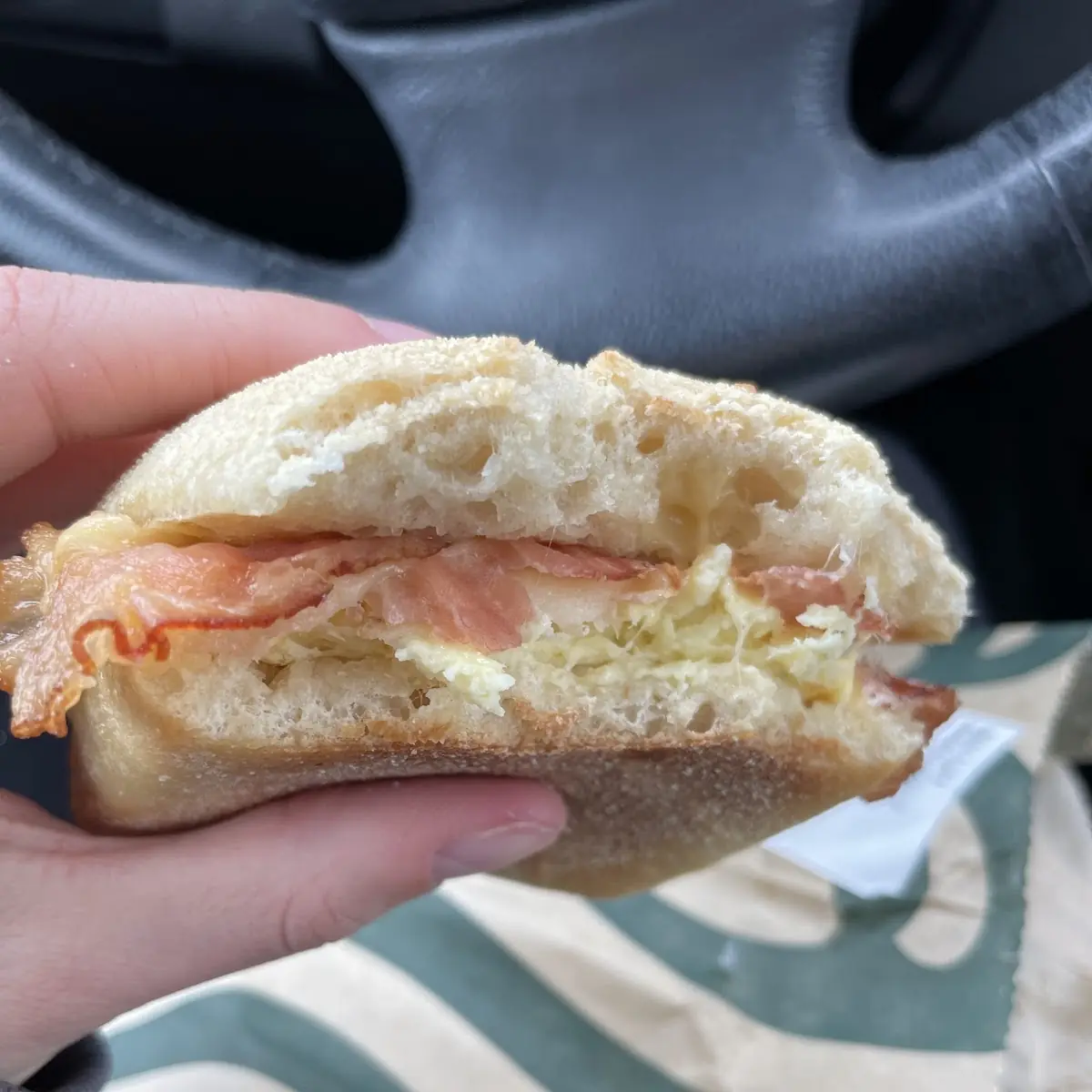 Bacon Egg Gouda Sandwich