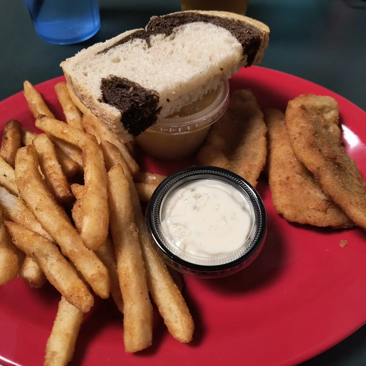 Breaded Perch Sandwich Basket