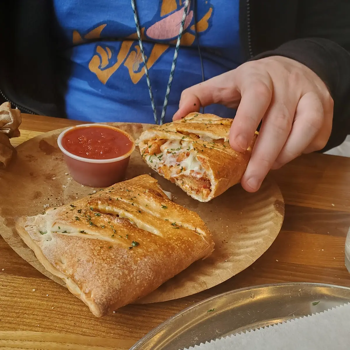Freshly Baked Chicken Roll