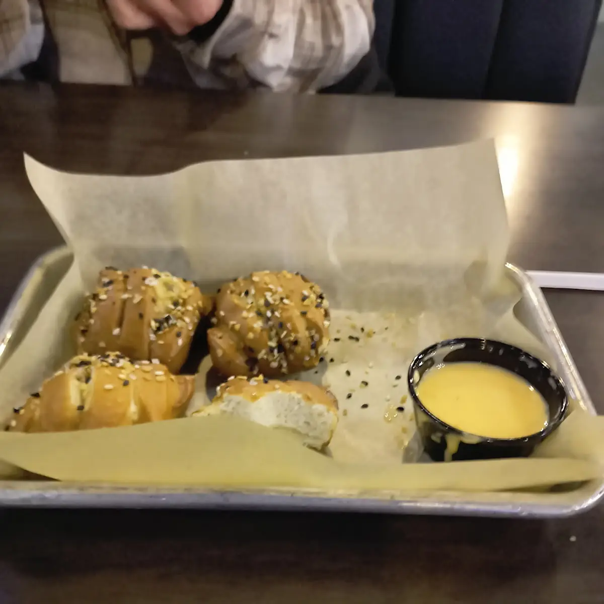 Pretzel Bites with Beer Cheese