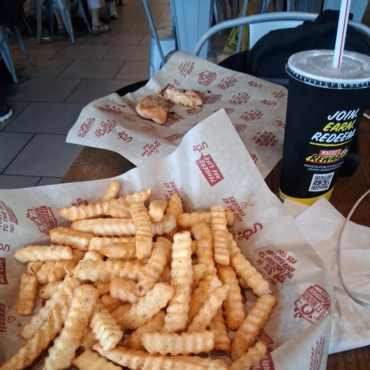 Crinkle-Cut Fries Large