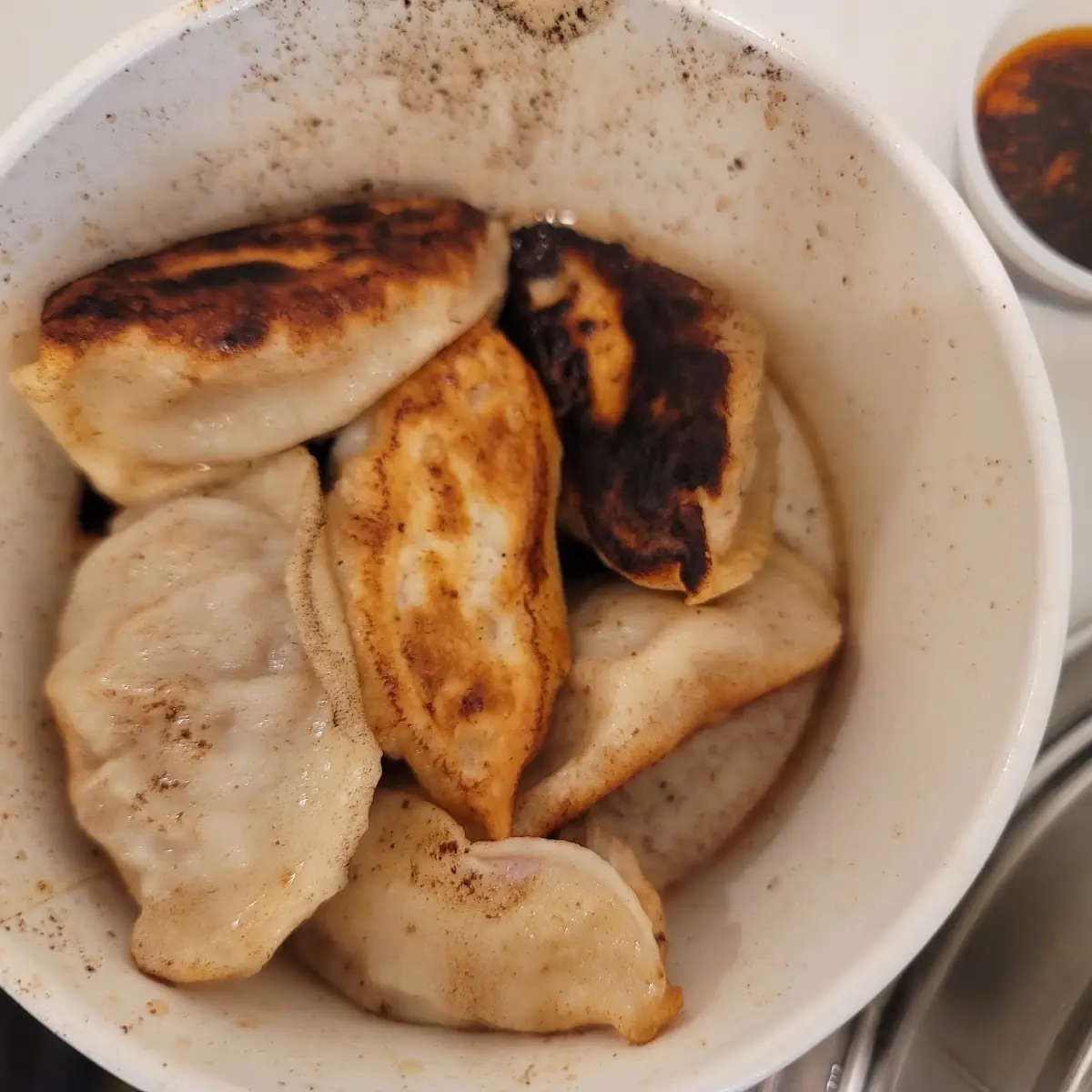 Pan Fried Pork Dumplings