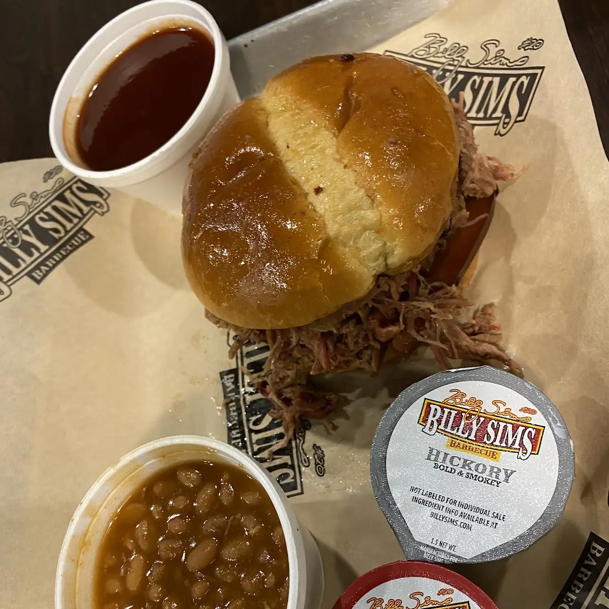 Pulled Pork Sandwich Baked Beans