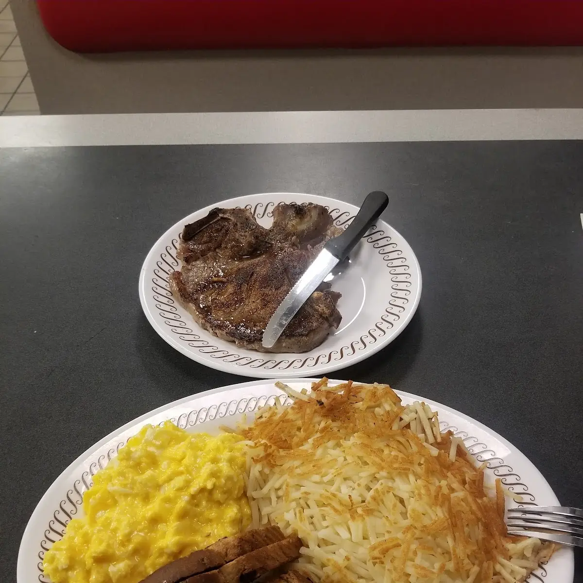 T Bone Steak & Eggs
