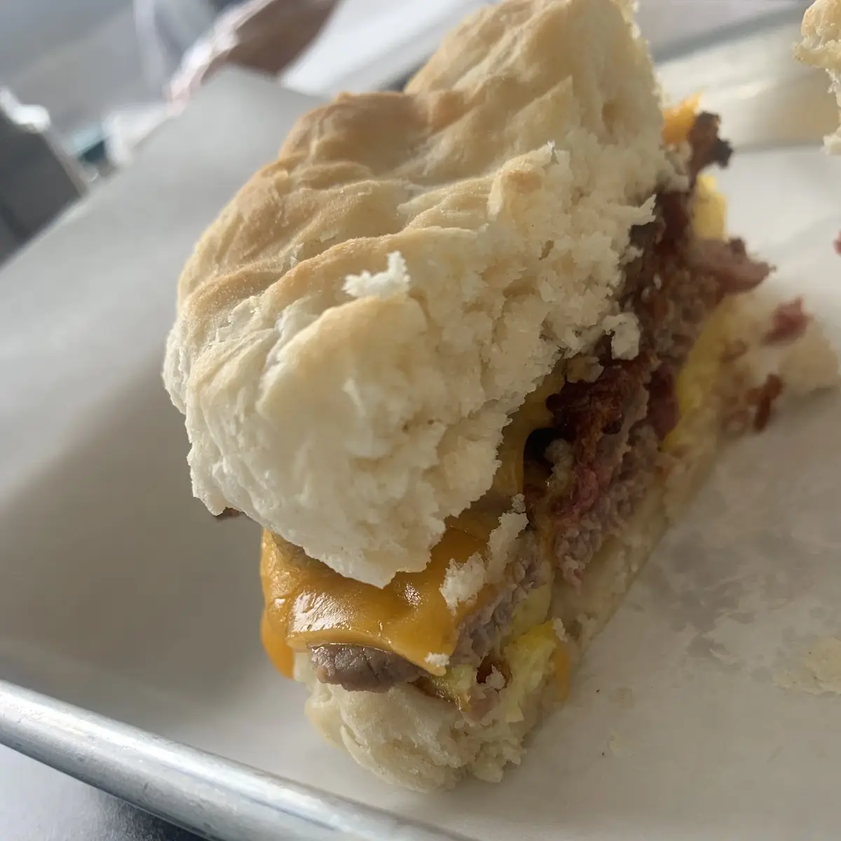 Ham or Bacon Egg and Cheese