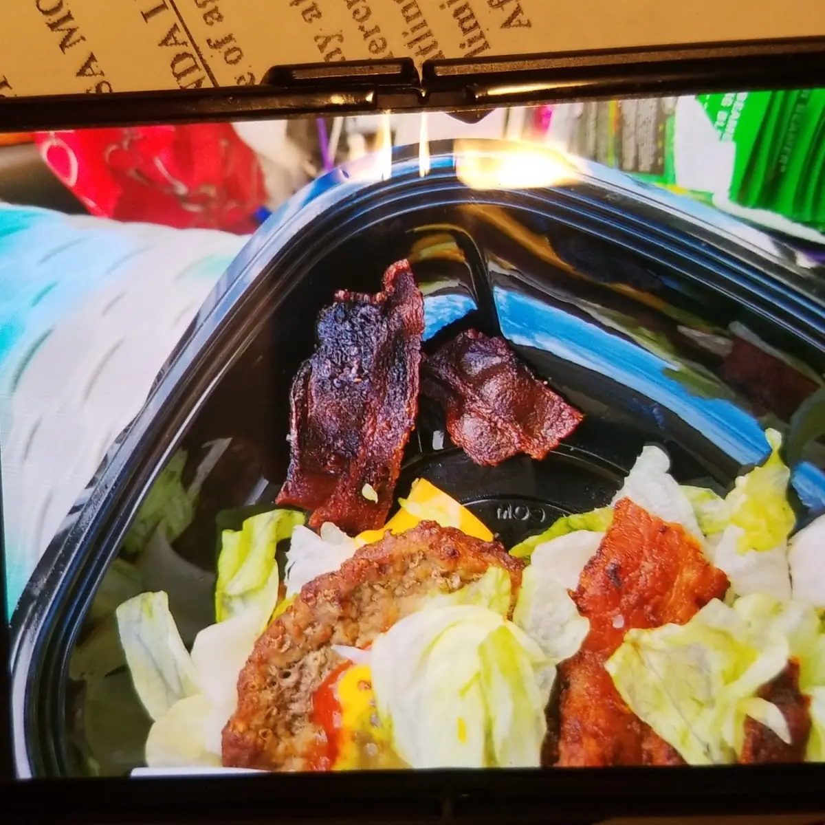 Keto Low Carb Bacon Double Cheeseburger