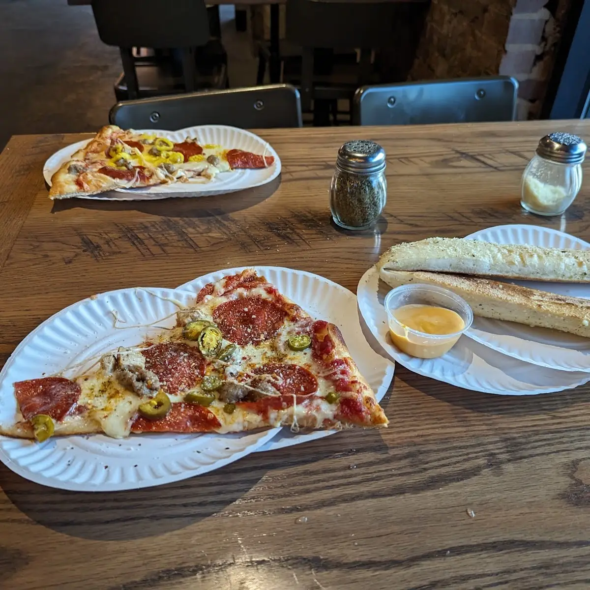 Pizza and Bread Sticks