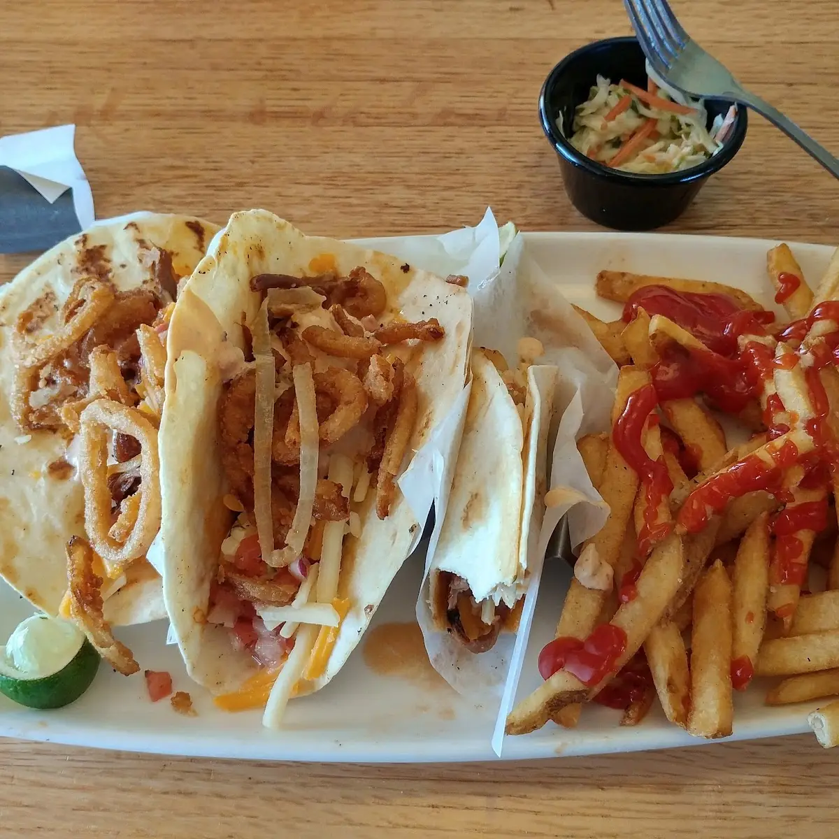 Barbe Que Brisket Tacos