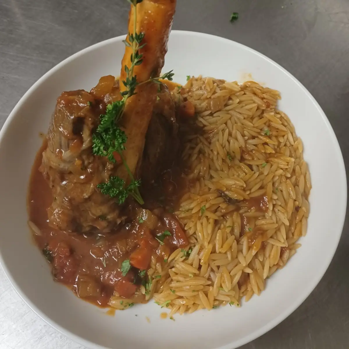 Kapama Lamb Shank
