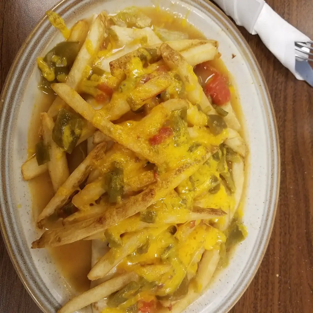 Green Chili Cheese Fries