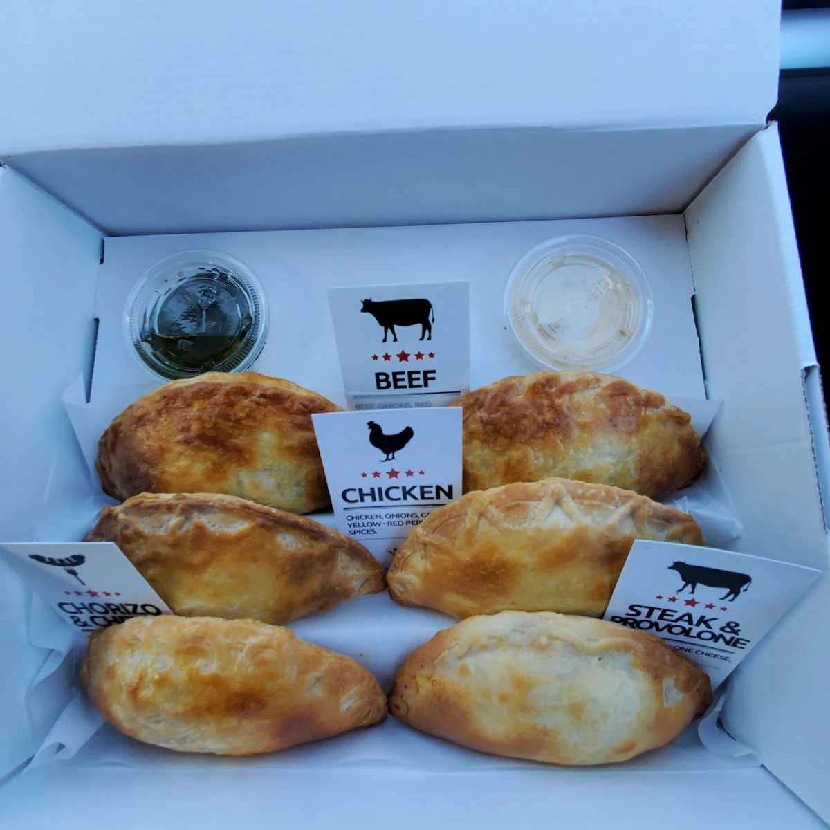 Box of 6 Mix & Match Empanadas