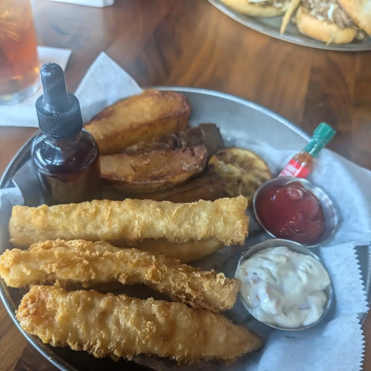 Beer Battered Fish Goujons and Chips