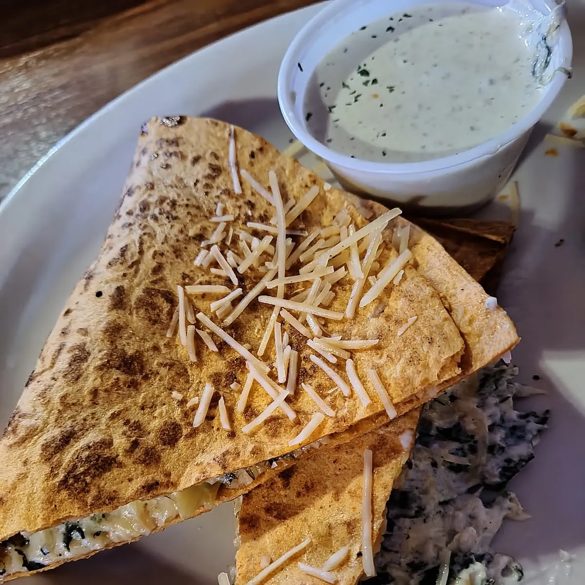 Spinach Quesadilla