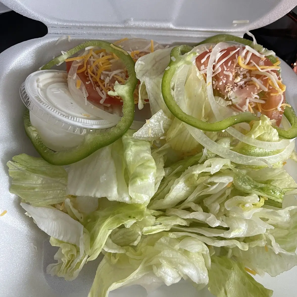 Salad with Italian Dressing