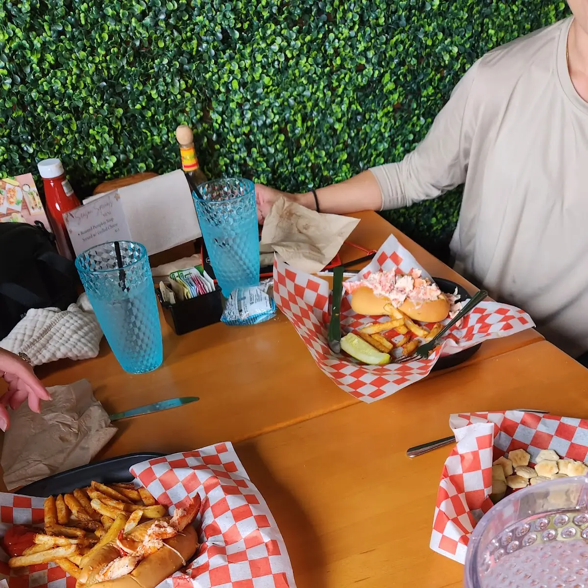 Lobster Roll and Fries