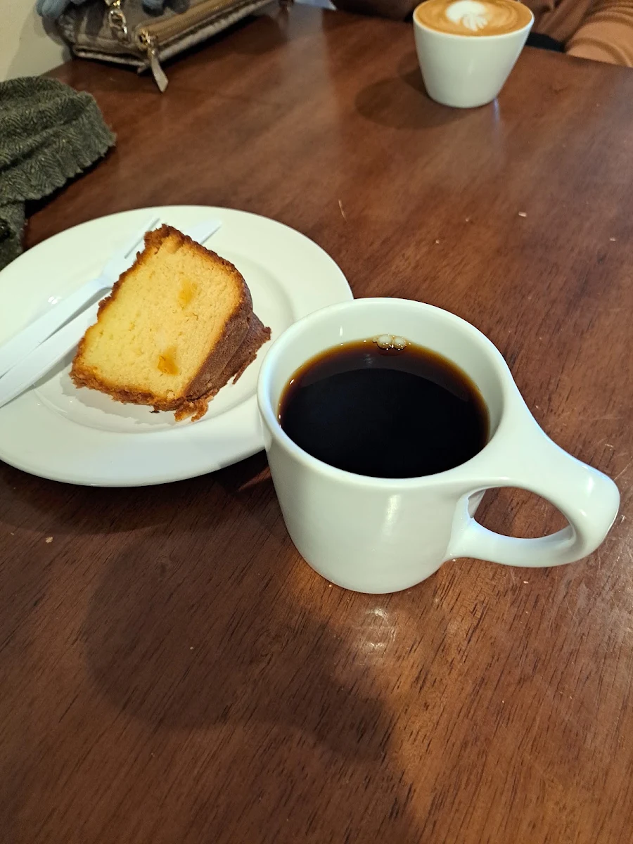 Pineapple and Coconut Cake with House Blend Pour Over