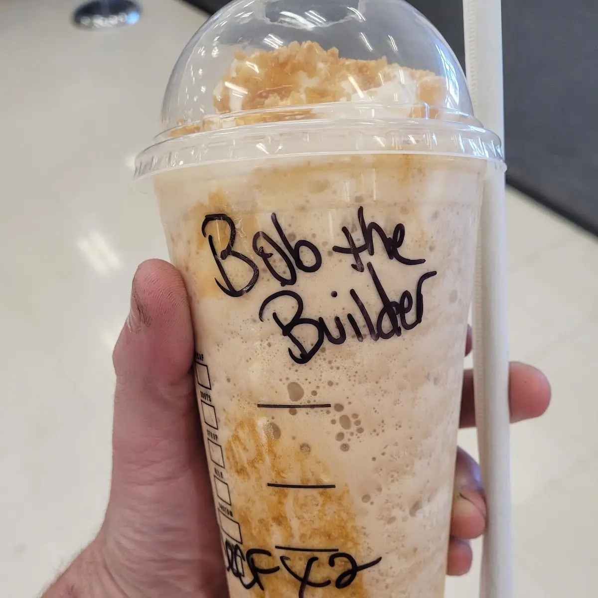 Caramel Ribbon Crunch Frappuccino Blended Beverage