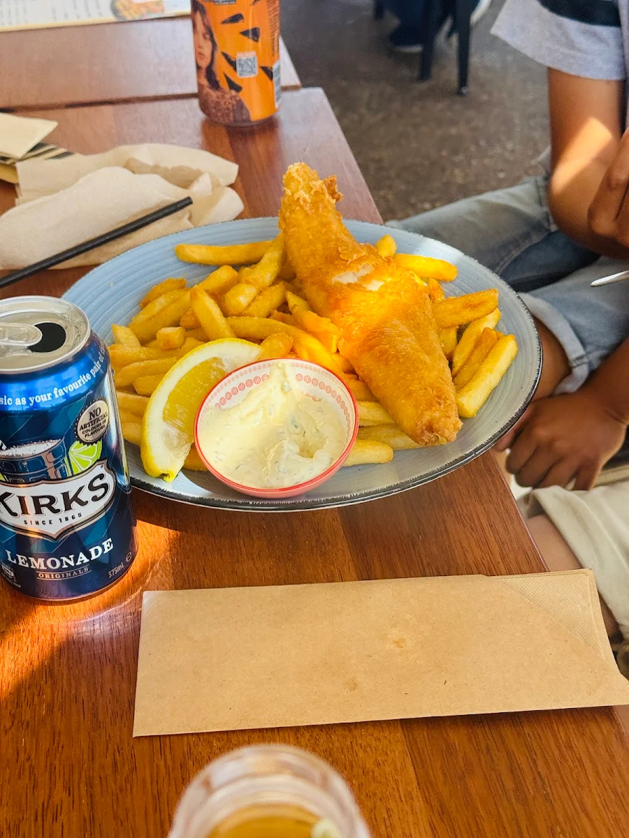 Crispy Fish and Chips, The Sands Seafood