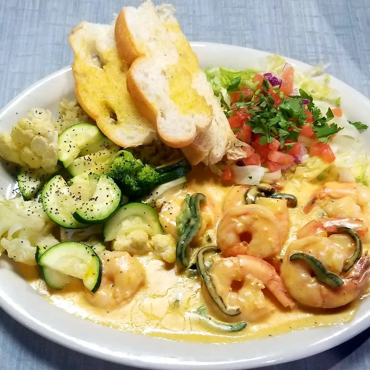 Camarones En Crema Poblana