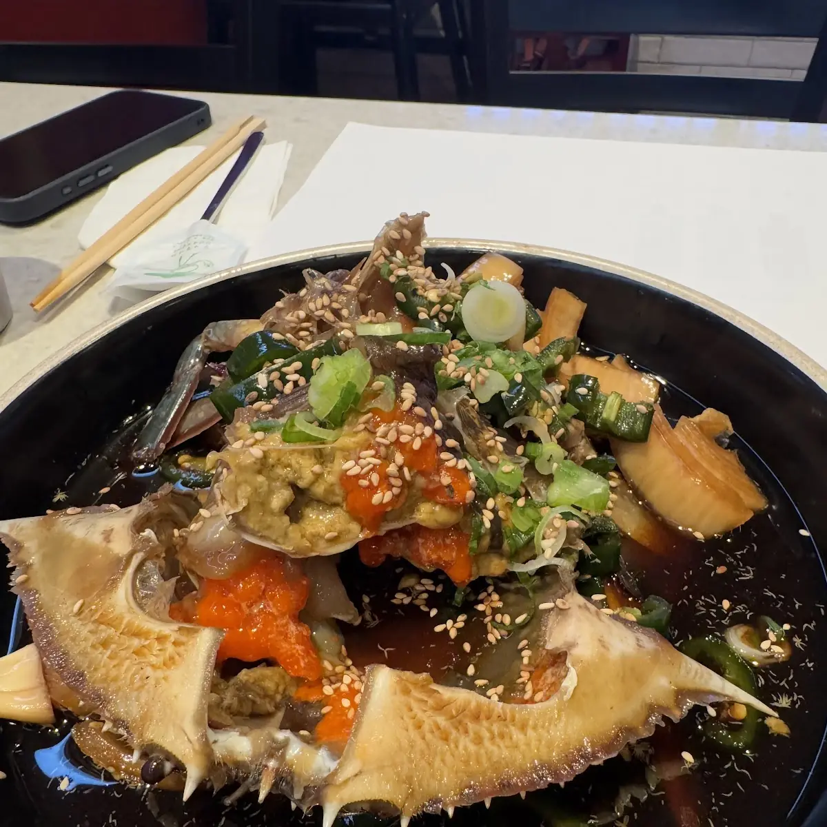 Soy Sauce Marinated Crab