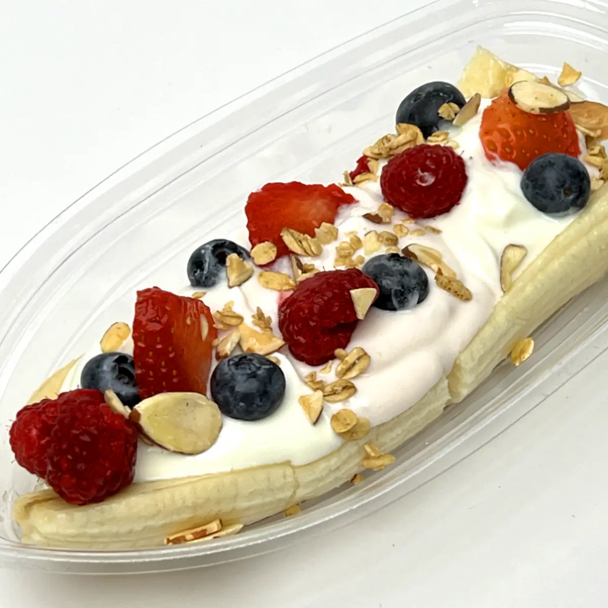 Breakfast Banana Split Greek Yogurt