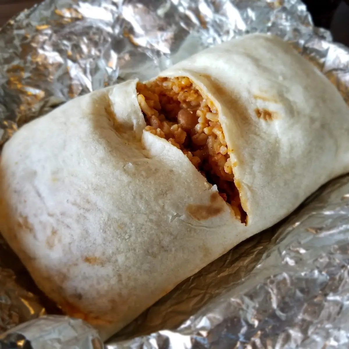 Tequila Lime Chicken Burrito
