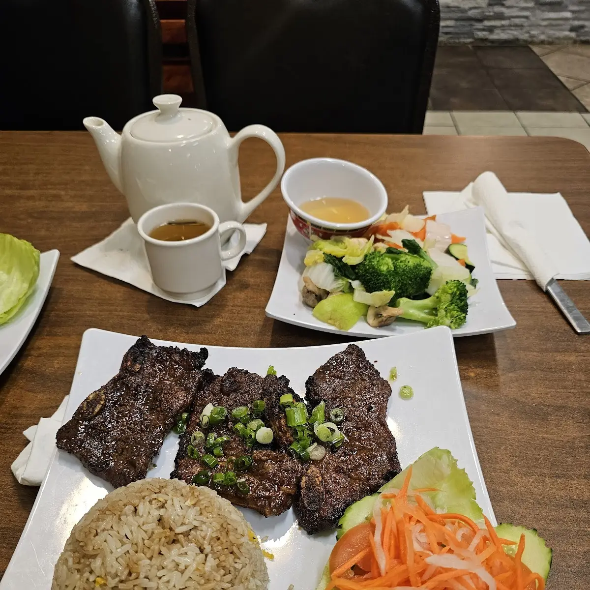 Korean Beef BBQ with Rice Com Suon Dai Han