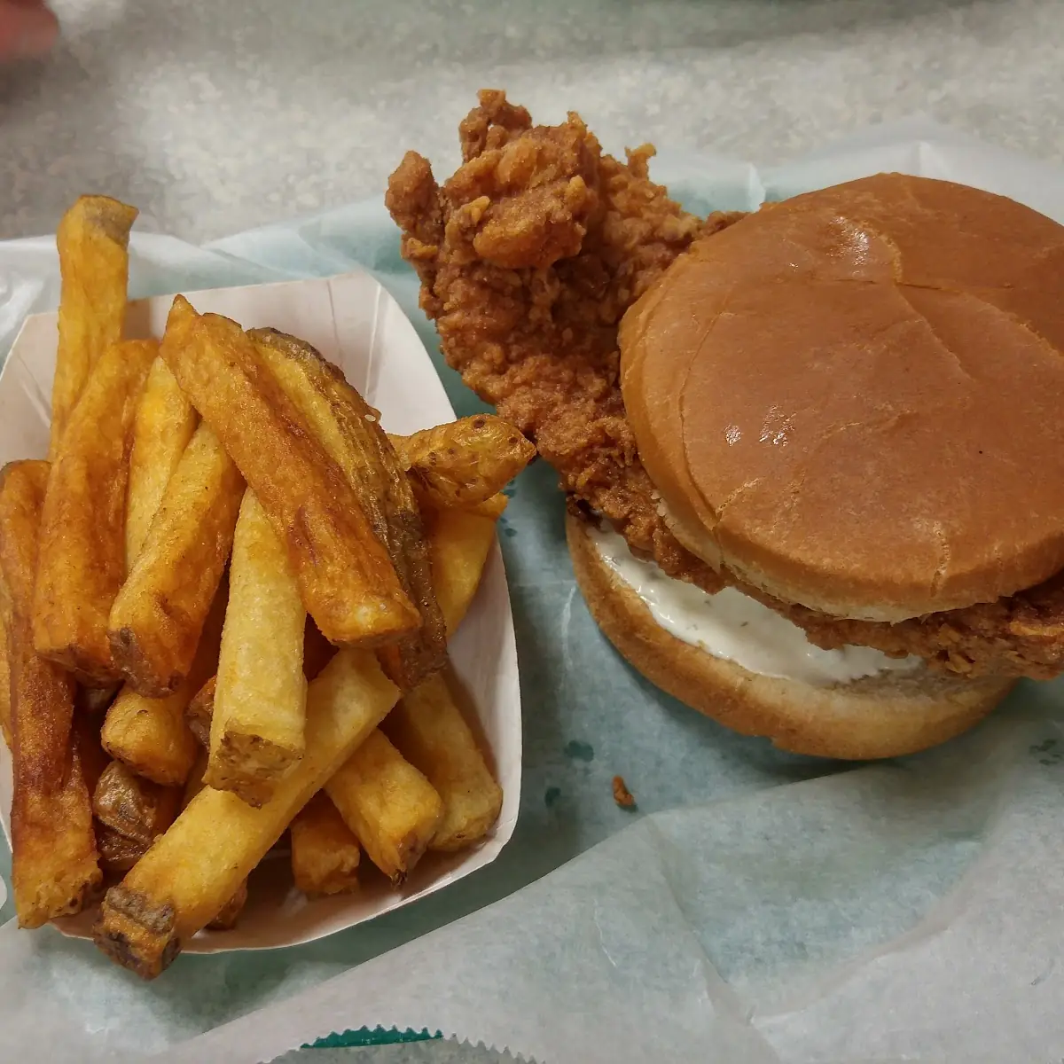 Flounder Sandwich