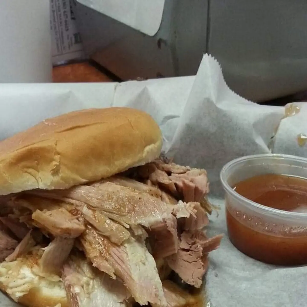 Sliced BBQ Sandwich