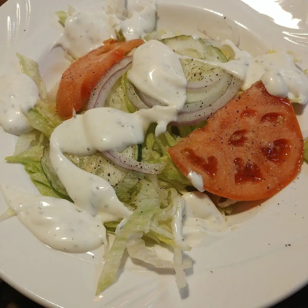 Side Salad with Ranch