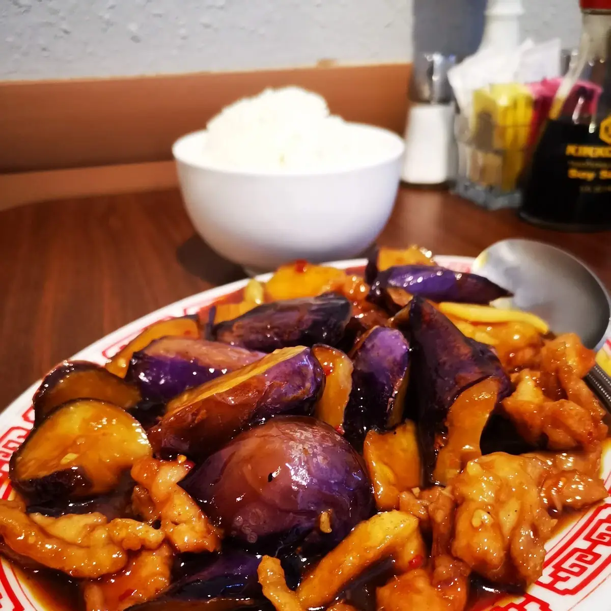 Szechwan Eggplant with Shredded Pork
